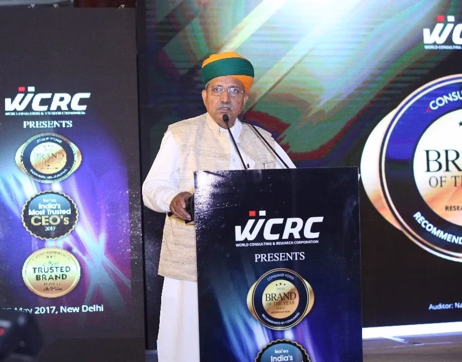 Arjun Singh Meghwal at WCRC Awards