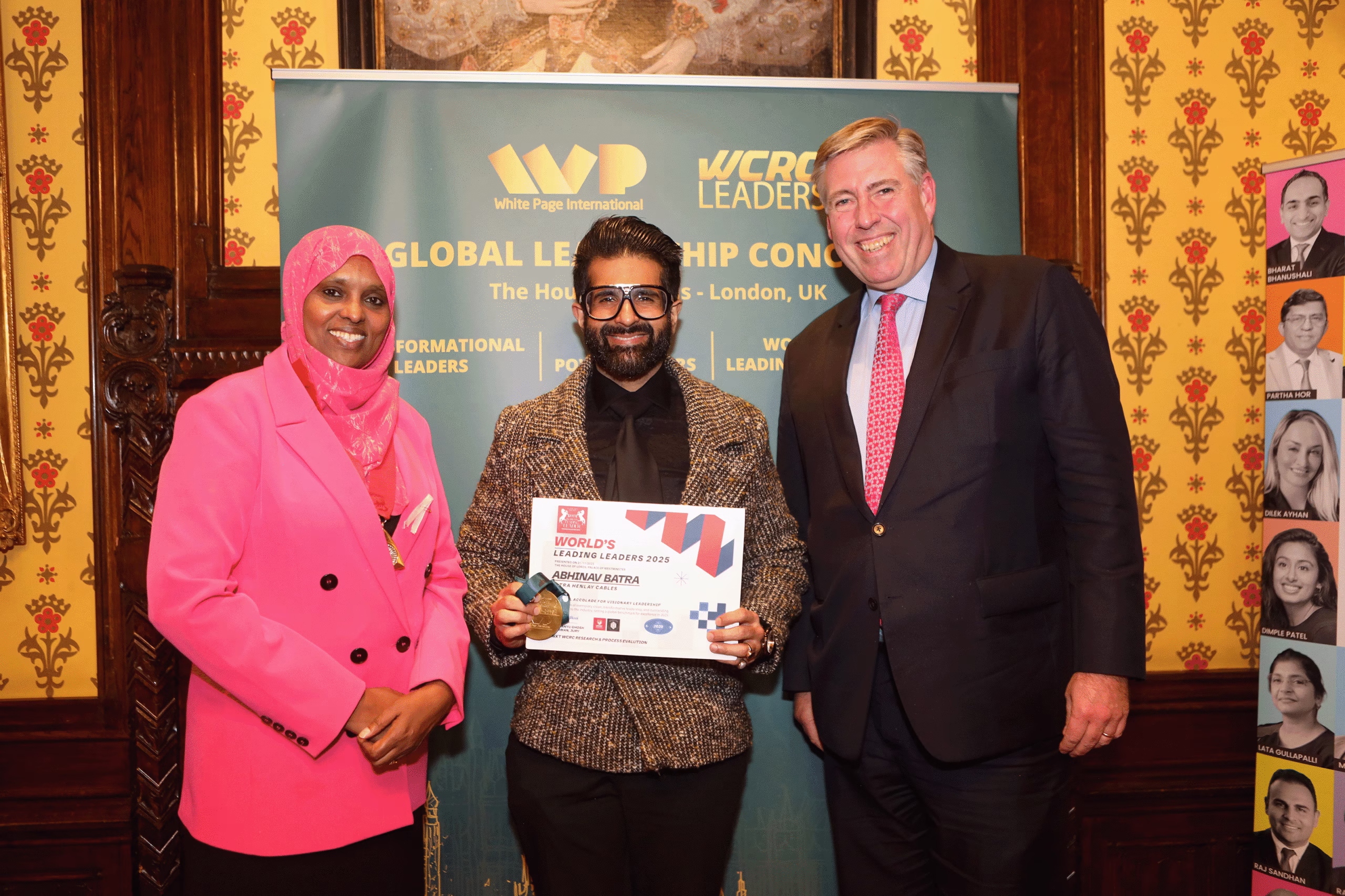 Abhinav Batra - Awarded World's Leading Leader at the House of Lords, London