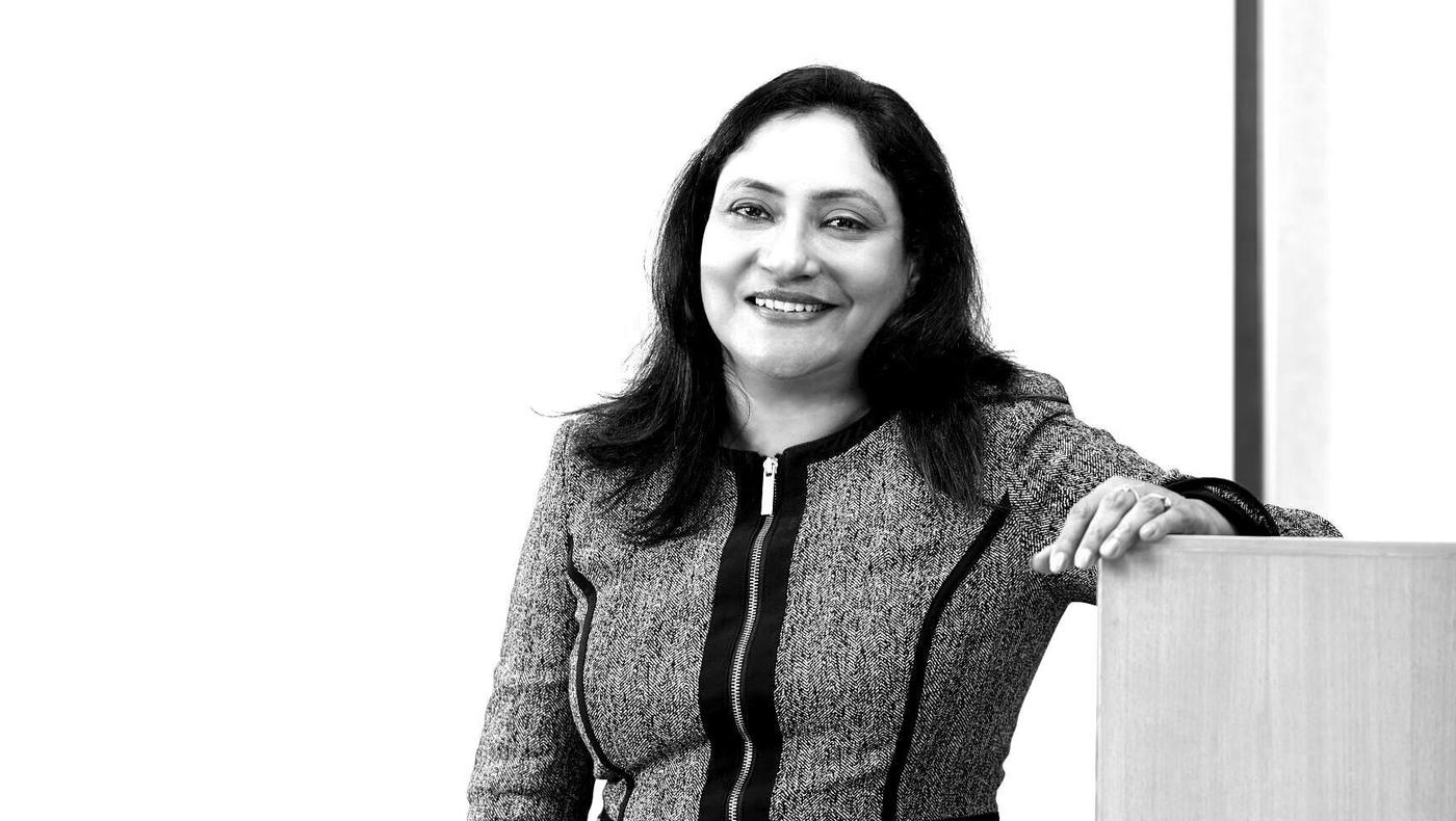 Black and white portrait of Jaya Vaidyanathan of BCT Digital Black and white portrait of Jaya Vaidyanathan of BCT Digital