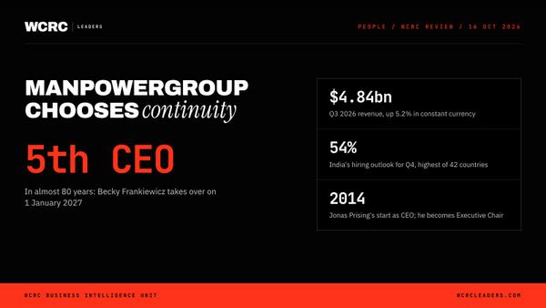 ManpowerGroup hands its top job to Becky Frankiewicz as AI reshapes work
