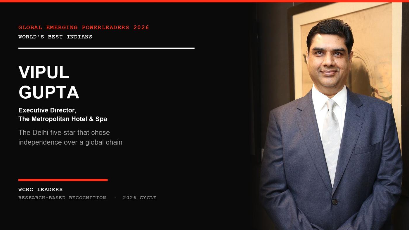 Vipul Gupta, Executive Director of The Metropolitan Hotel & Spa Vipul Gupta, Executive Director of The Metropolitan Hotel & Spa
