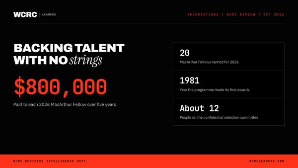 No strings attached: what the MacArthur model teaches about recognising talent